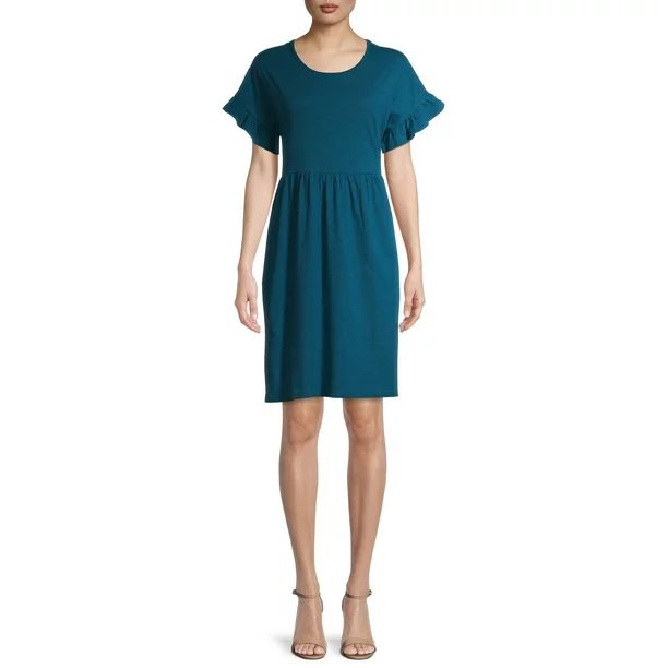 Time and Tru Women's Knit Babydoll Dress | Walmart (US)