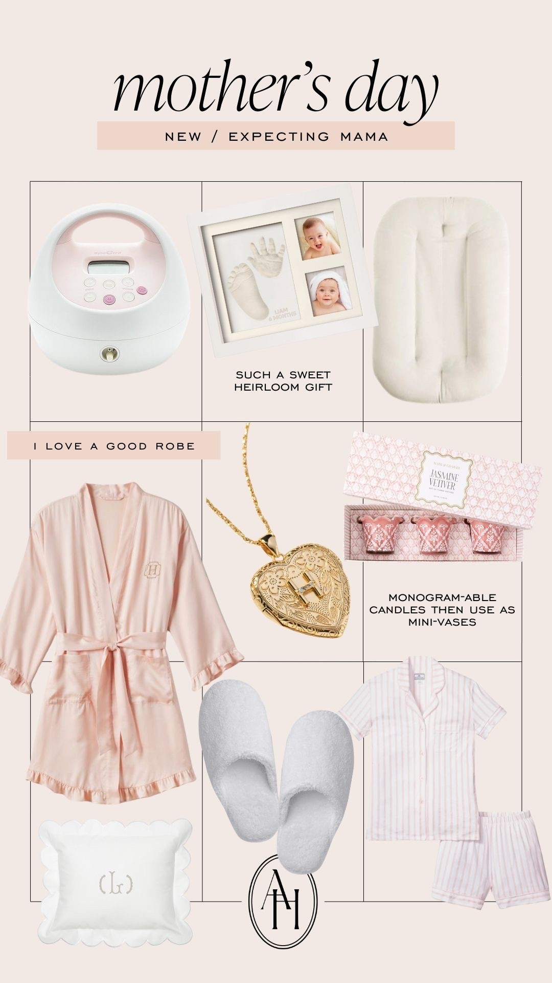 Mother's Day expecting/new mama. I love this pink robe and scallop mini candles for a relaxing gift idea. 

#LTKSeasonal #LTKBeauty #LTKGiftGuide