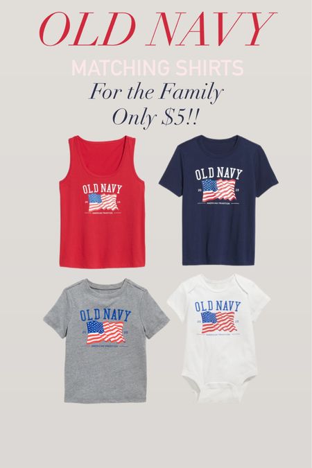 Get your family matching shirts for the Fourth of July 🇺🇸 only $5!!

#LTKfit #LTKfamily #LTKstyletip