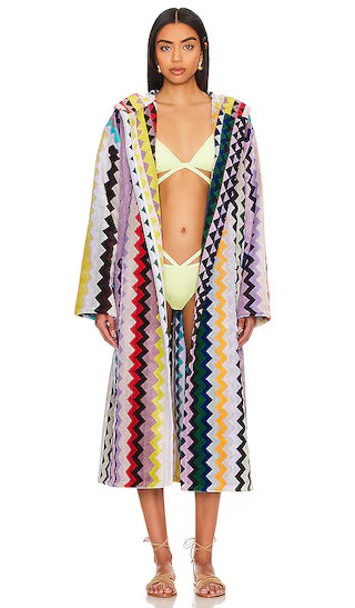 Missoni Home Carlie Hooded Bathrobe in Multi. - size S | Revolve Clothing (Global)