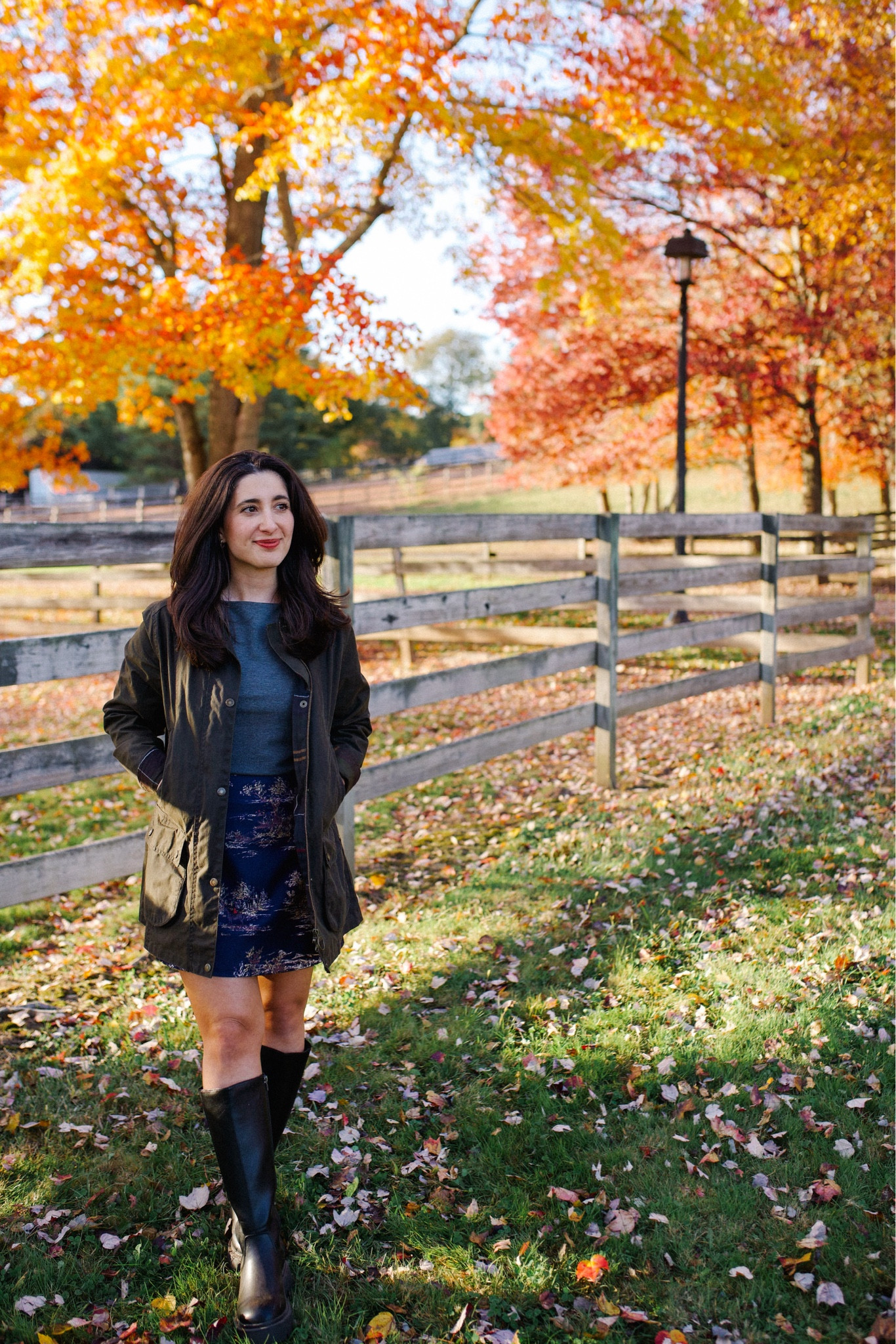Nothing says fall like a Barbour jacket and equestrian toile 

#LTKSeasonal