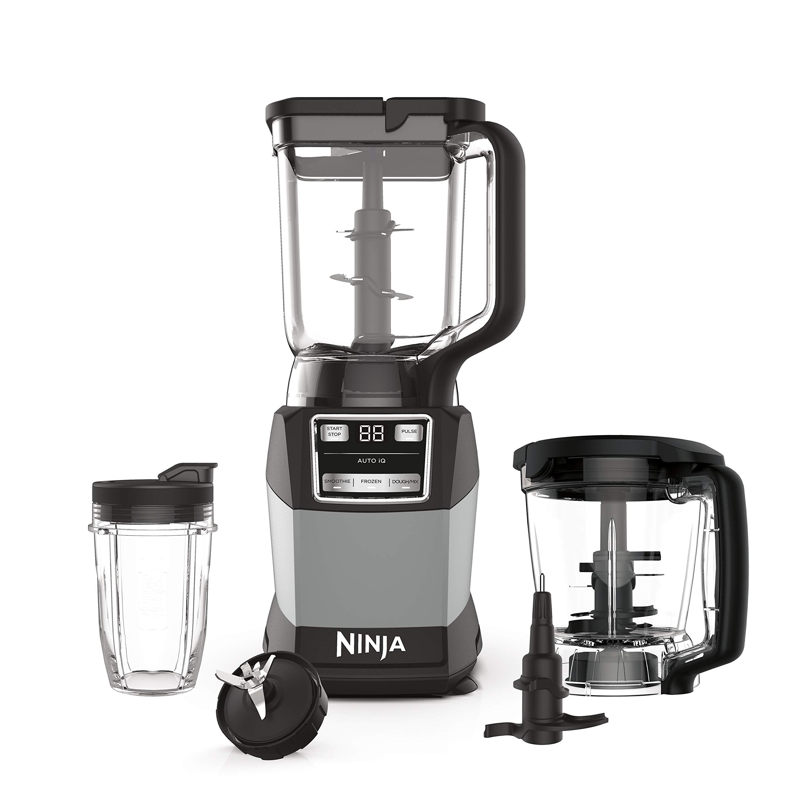 Ninja Blender, Compact Kitchen System, 1200W, 3 Functions for Smoothies, Dough & Frozen Drinks wi... | Amazon (US)