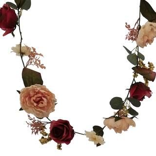 6ft. Fall Rose & Peony Garland by Ashland® | Michaels Stores