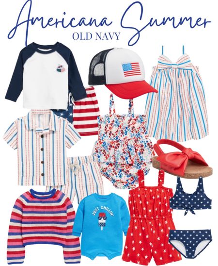 You guys, Old Navy is killing the red, white, and blue game! The kids stuff is SO cute! Memorial Day kids outfit. Fourth of July

#LTKswim #LTKkids #LTKSeasonal