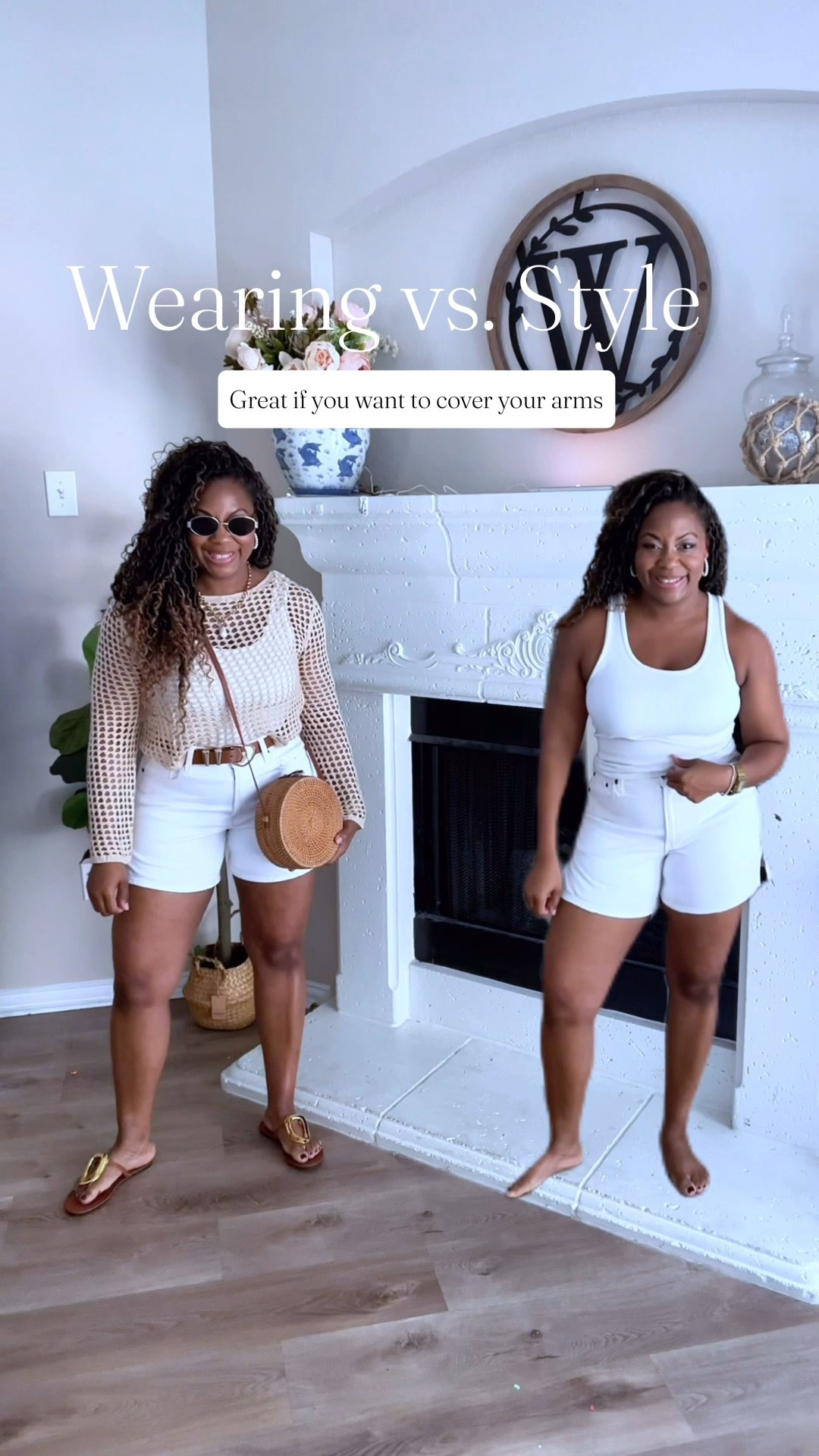 Summer white shorts outfit idea

#LTKootd #LTKmomlife #LTKgrwm