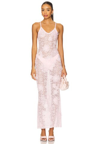 Vesper Maxi Dress in Baby Pink | Revolve Clothing (Global)