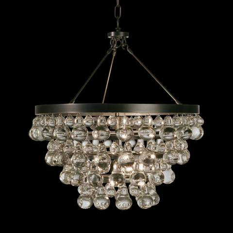 Robert Abbey Bling 20 1/2"W 4-Light Bronze Chandelier | Lamps Plus