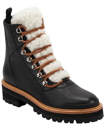 Marc Fisher LTD Women's Izzie Boot, Black/Natural Leather, 6 | Amazon (US)