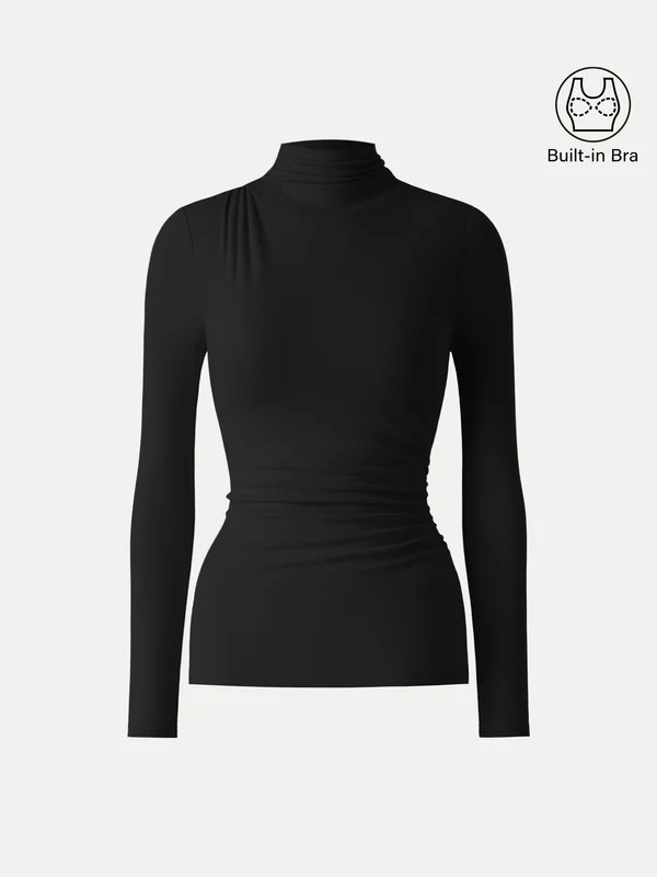 ProWarm Turtleneck Ruched Brami | OGLmove