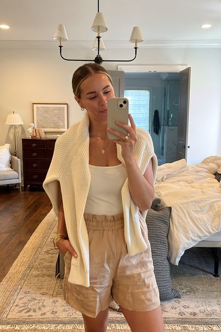 These high rise linen shorts are a part of the Amazon Prime Day deals and I genuinely recommend them! I own them in black too and wear them all the time 

#LTKsalealert #LTKxPrimeDay #LTKunder50