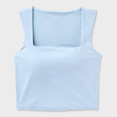 Women's Everyday Soft Feminine Square Neck Tank Top - All In Motion™ | Target