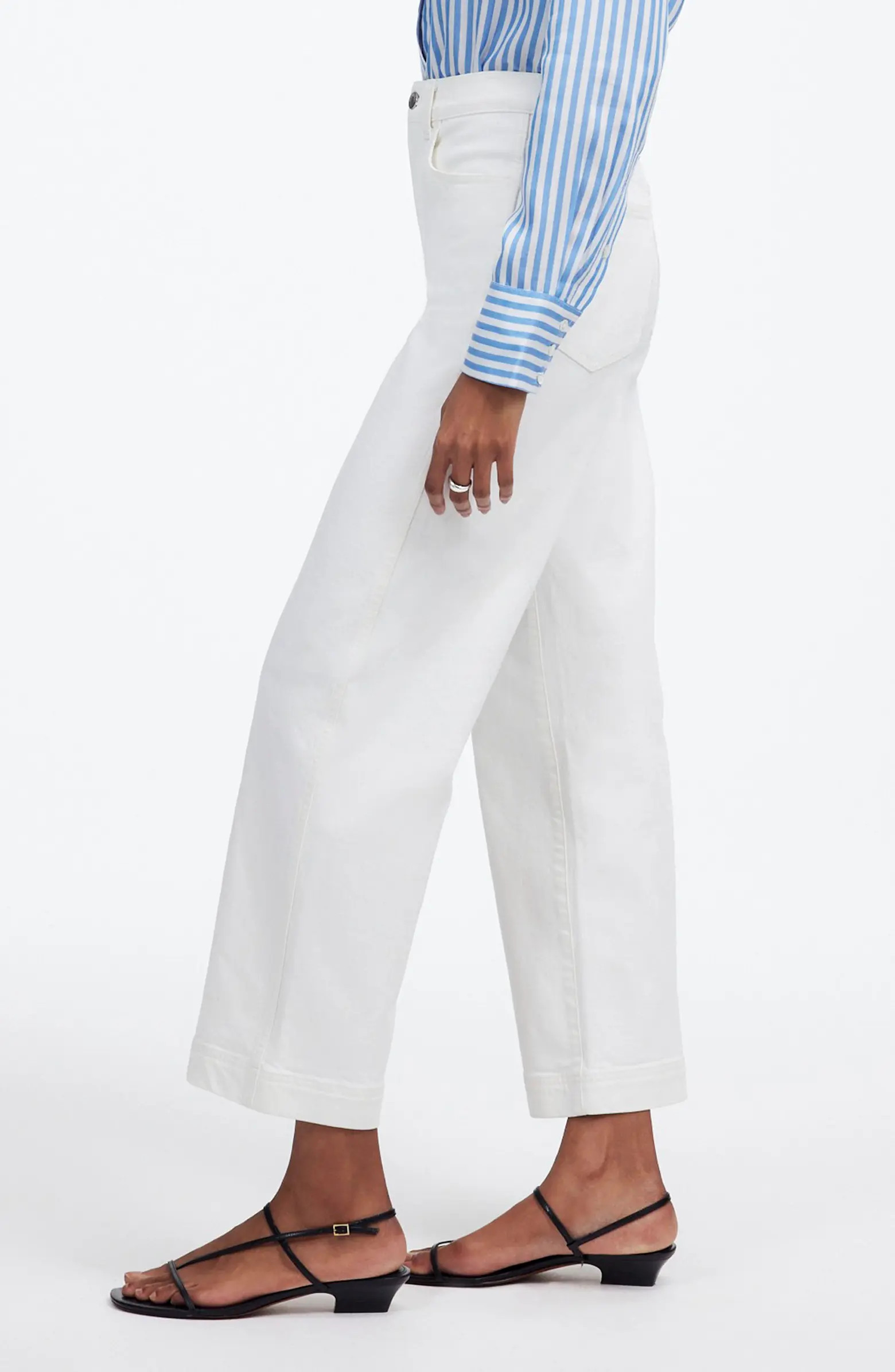 The Perfect Vintage High Waist Crop Wide Leg Jeans | Nordstrom