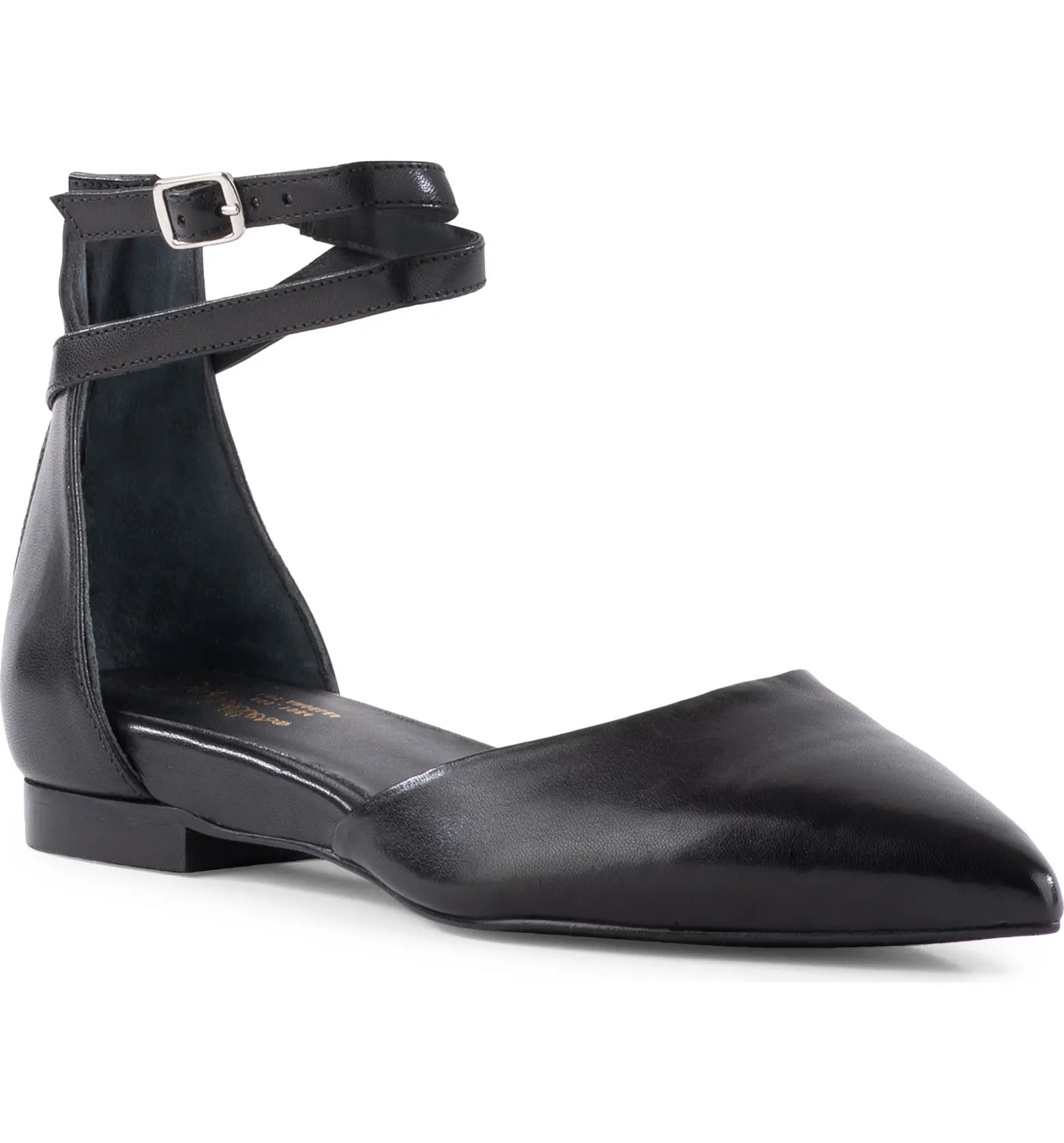Seychelles Ankle Strap d'Orsay Pointed Toe Flat (Women) | Nordstrom | Nordstrom