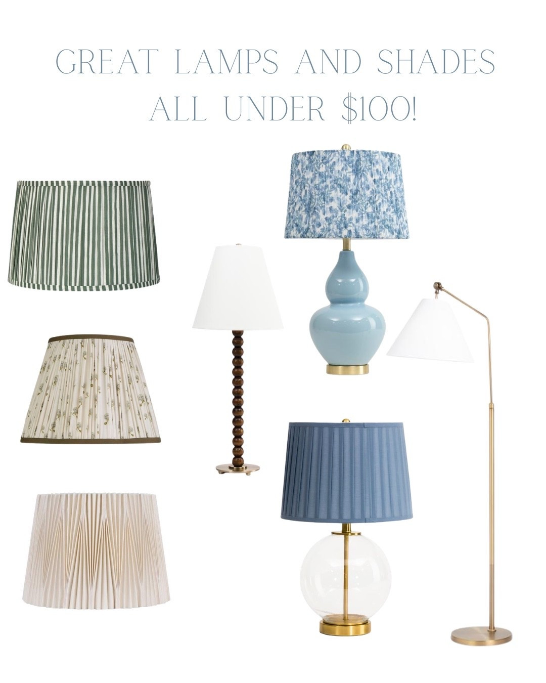 All under $100! Great lamps and shades! Interiors

#LTKmorningroutine #LTKvlog #LTKfoodie