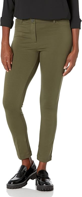 Briggs New York Women's High Rise Skinny Knit Ponte Pant | Amazon (US)