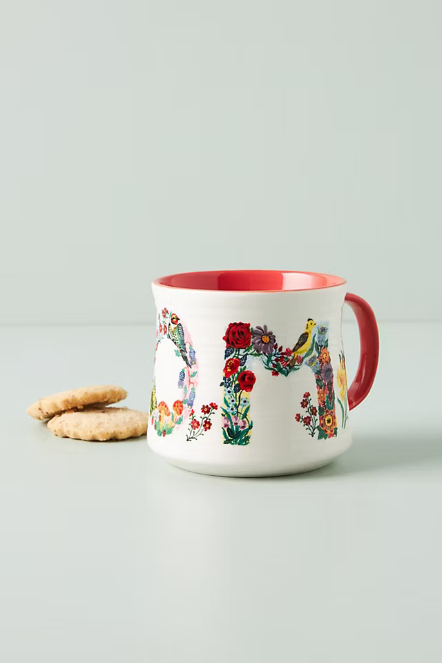 Nathalie Lete Mom Botanical Mug | Anthropologie (US)