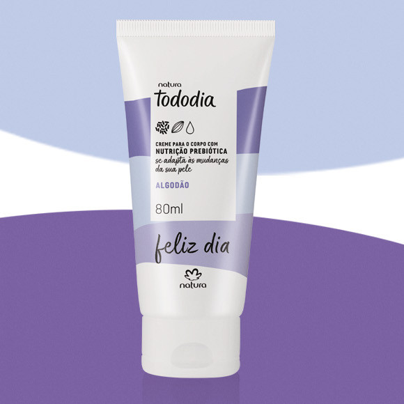 Creme Desodorante Nutritivo para o Corpo Tododia Algodão | Natura BR