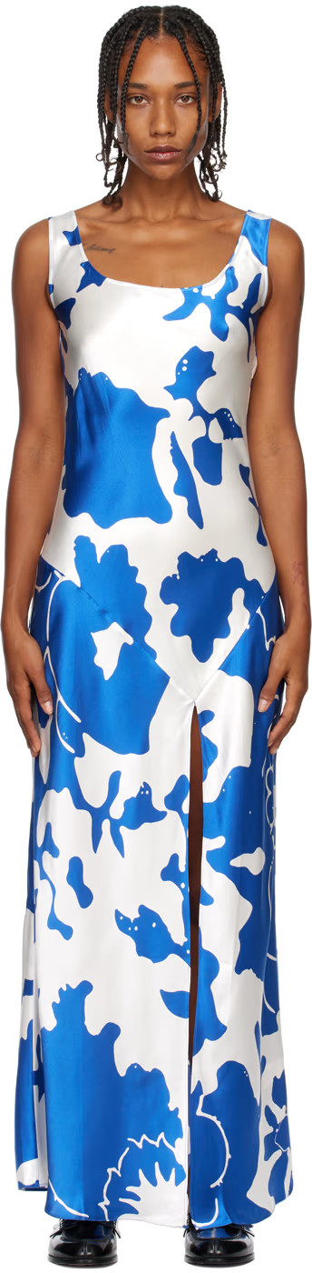 Blue Esme Maxi Dress | SSENSE