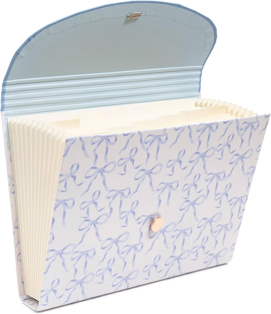 U Brands 13-Pocket Accordion File Organizer, Letter Size, Expandable File Folder Folder (Charming... | Amazon (US)