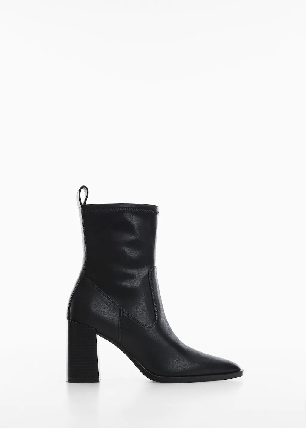 Heel zipped boots -  Women | Mango United Kingdom | MANGO (UK)