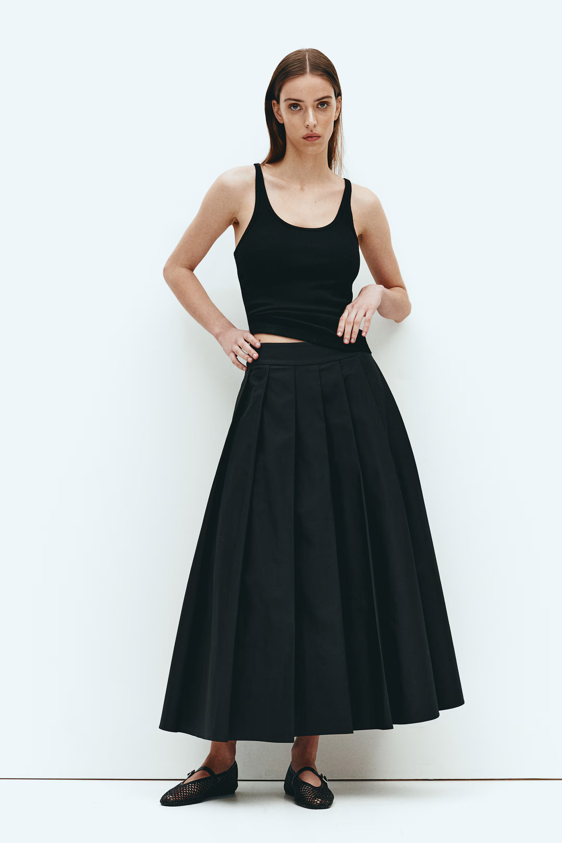 Pleated A-line skirt | H&M (UK, MY, IN, SG, PH, TW, HK)