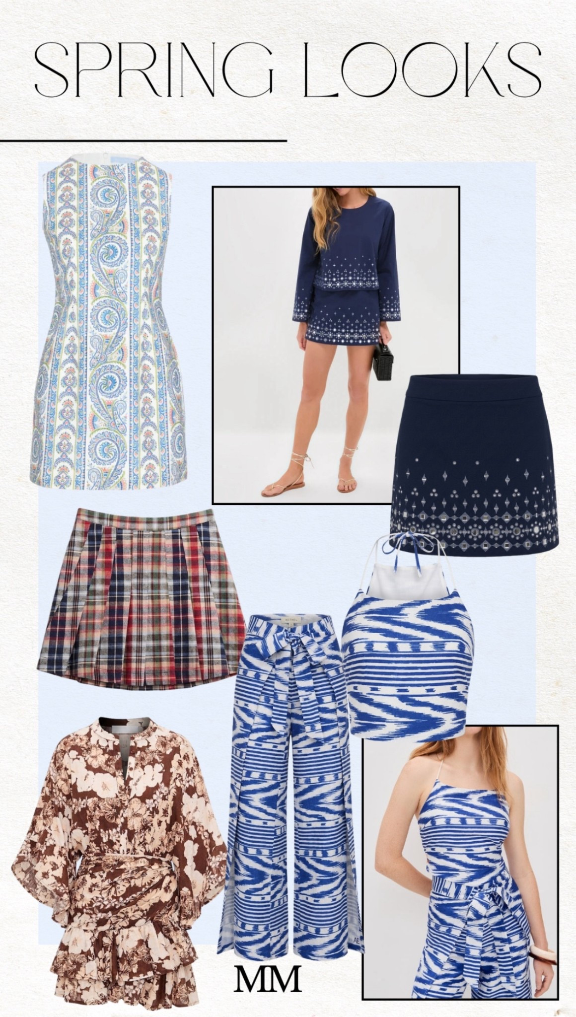 Spring outfit ideas featuring fresh prints, breezy silhouettes, and effortless everyday style 🌸 from paisley mini dresses to blue and white matching sets, these looks are perfect for warm weather dressing

Think vacation outfits, brunch looks, and easy elevated pieces you can mix and match all season


[spring outfits, spring outfit ideas 2026, LTK outfits, vacation outfits women, brunch outfit ideas, matching set outfit, blue and white outfit, mini dress outfit, printed skirt outfit, spring fashion trends, resort wear outfits, casual chic outfits, warm weather outfits, feminine style outfits, everyday outfit inspo]

#LTKOver40