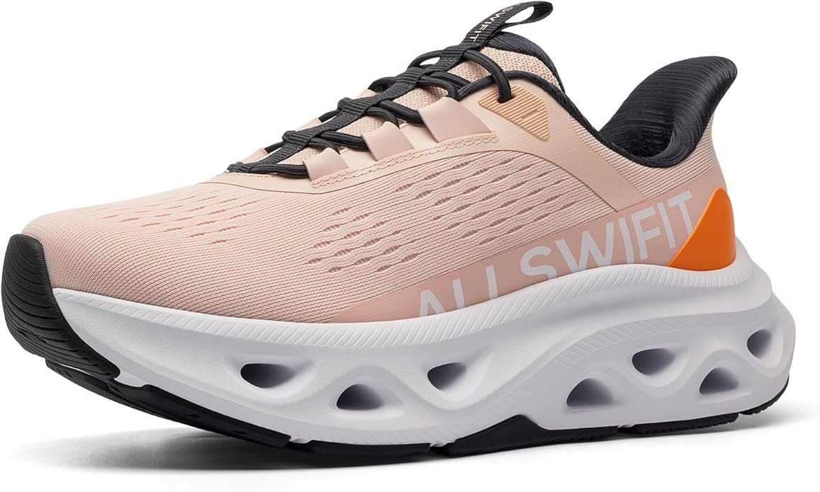 ALLSWIFIT Women's Slip On Walking Shoes Cushioning Hands Free Non Slip Breathable Comfort Workout... | Amazon (US)