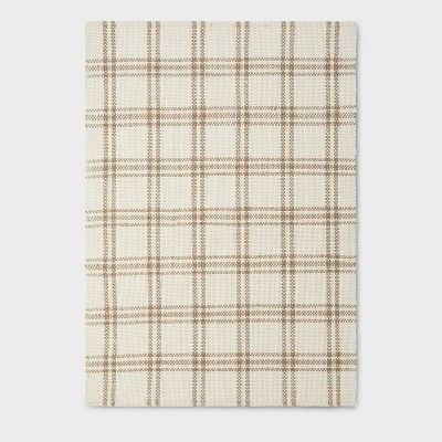 Cottonwood Hand Woven Plaid Wool/Cotton Area Rug - Threshold™ designed with Studio McGee | Target
