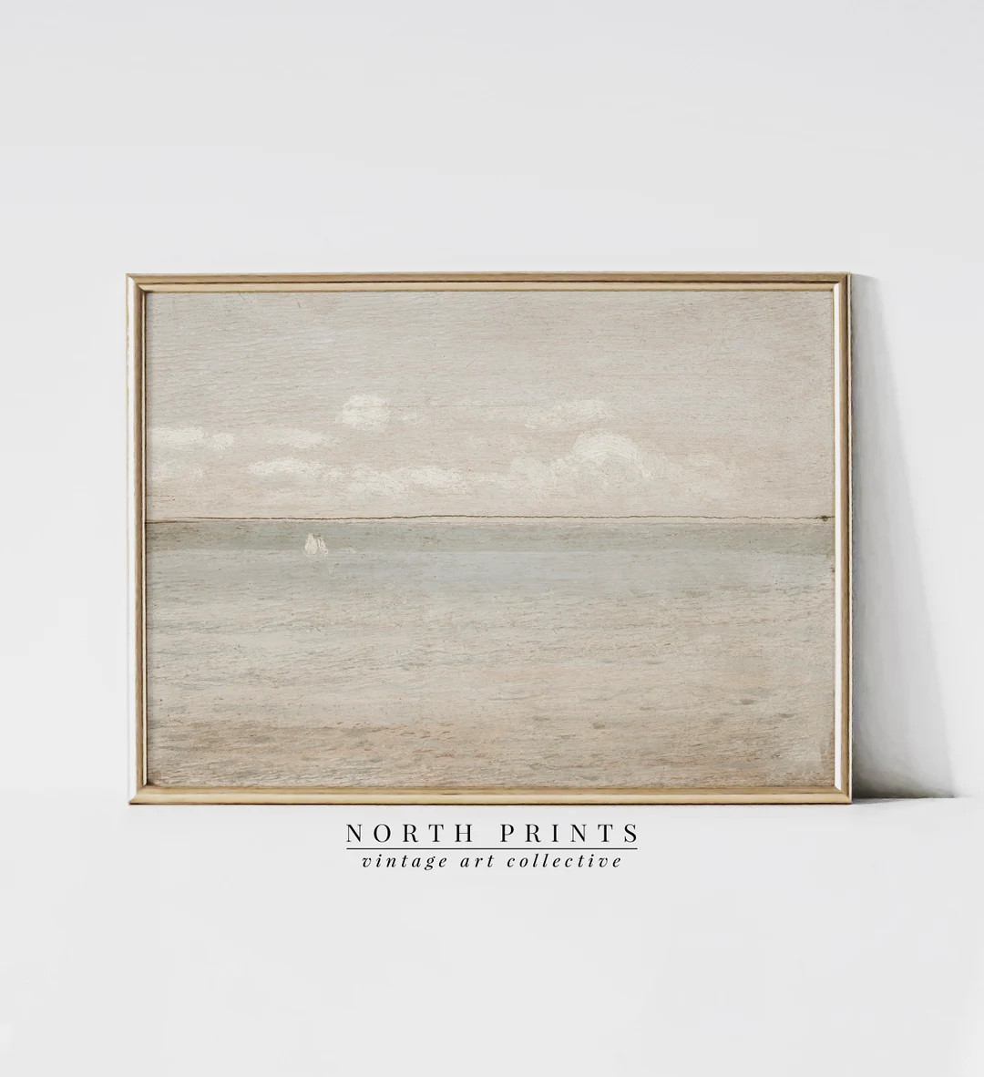 Vintage Coastal Wall Art | Muted Seascape Painting | PRINTABLE Digital Download | 1190 | Etsy (US)