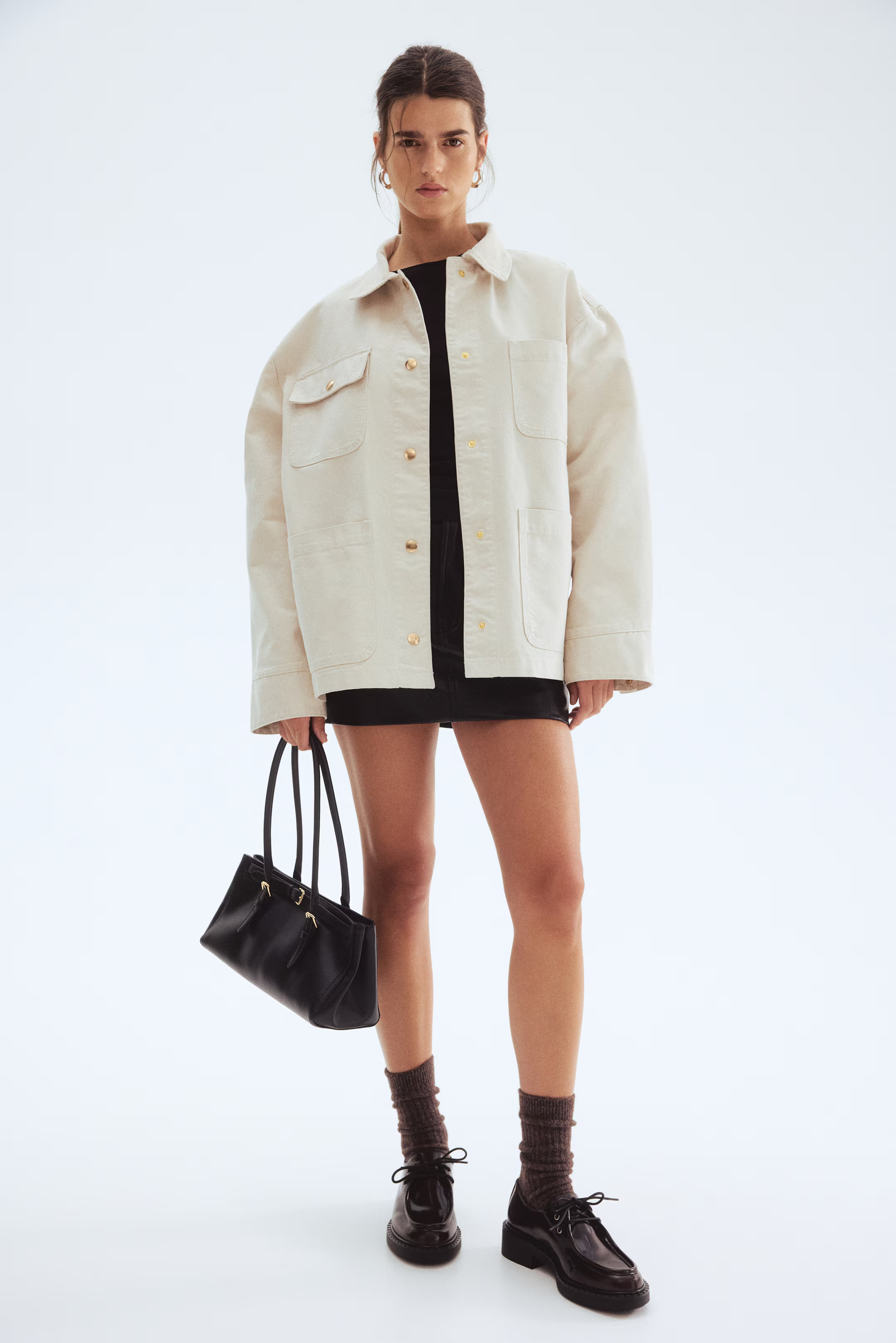 Corduroy-collar jacket | H&M (UK, MY, IN, SG, PH, TW, HK)