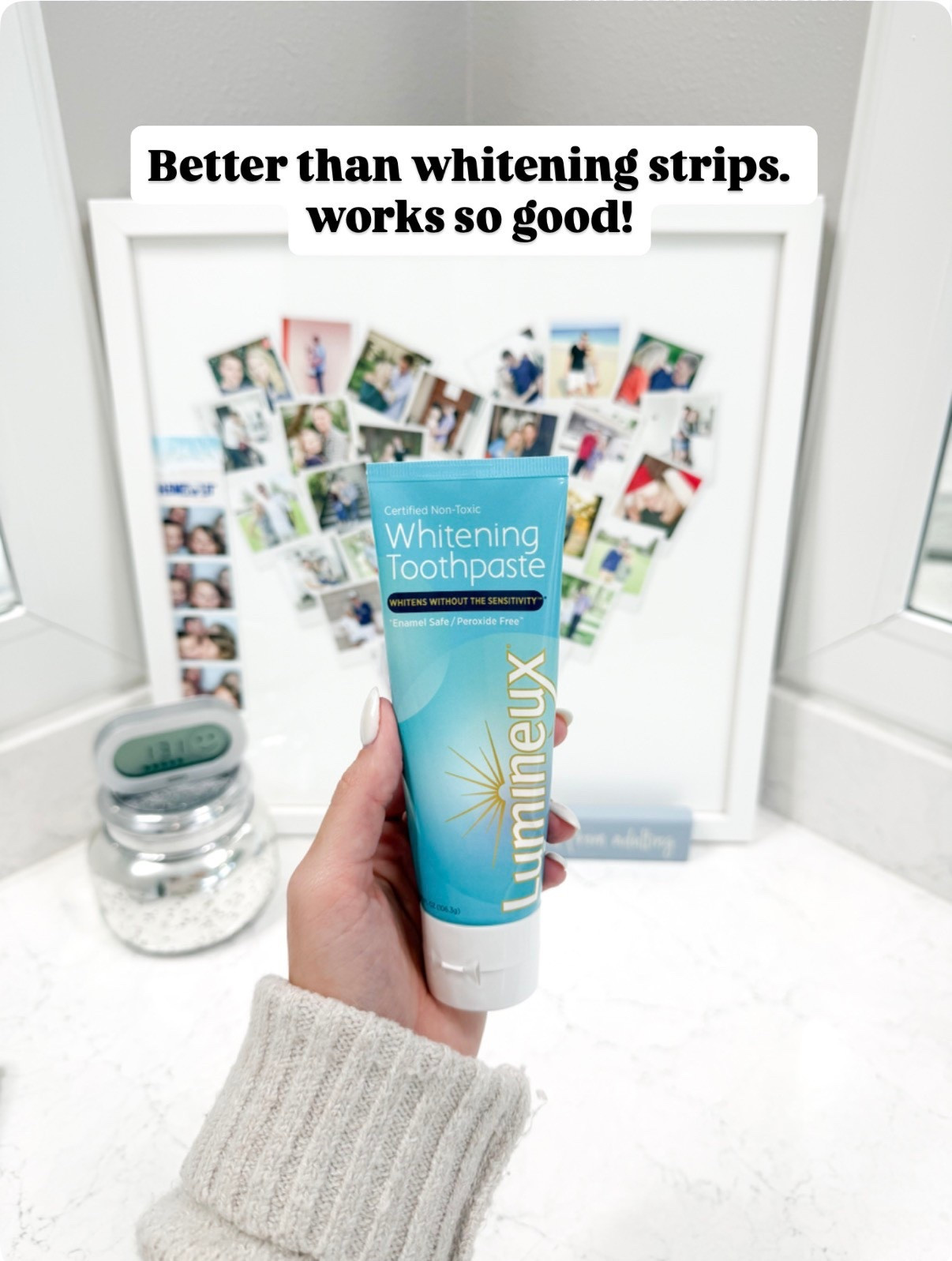 My favorite whitening tooth paste! Works way better than stripes! 

#LTKselfcare #LTKmomlife #LTKBeauty