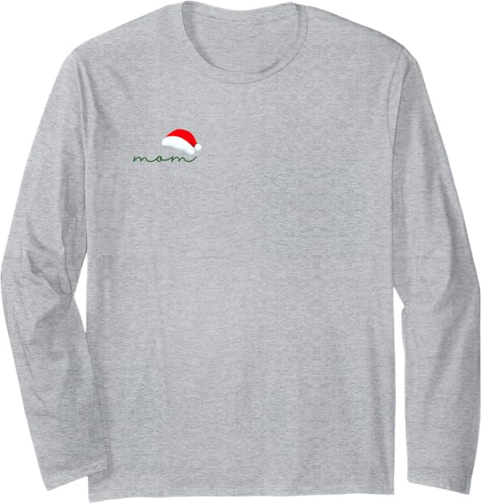 Holiday Mom Long Sleeve T-Shirt | Amazon (US)