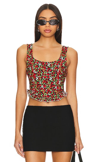 Melanie Tank in Strawberry Combo | Revolve Clothing (Global)