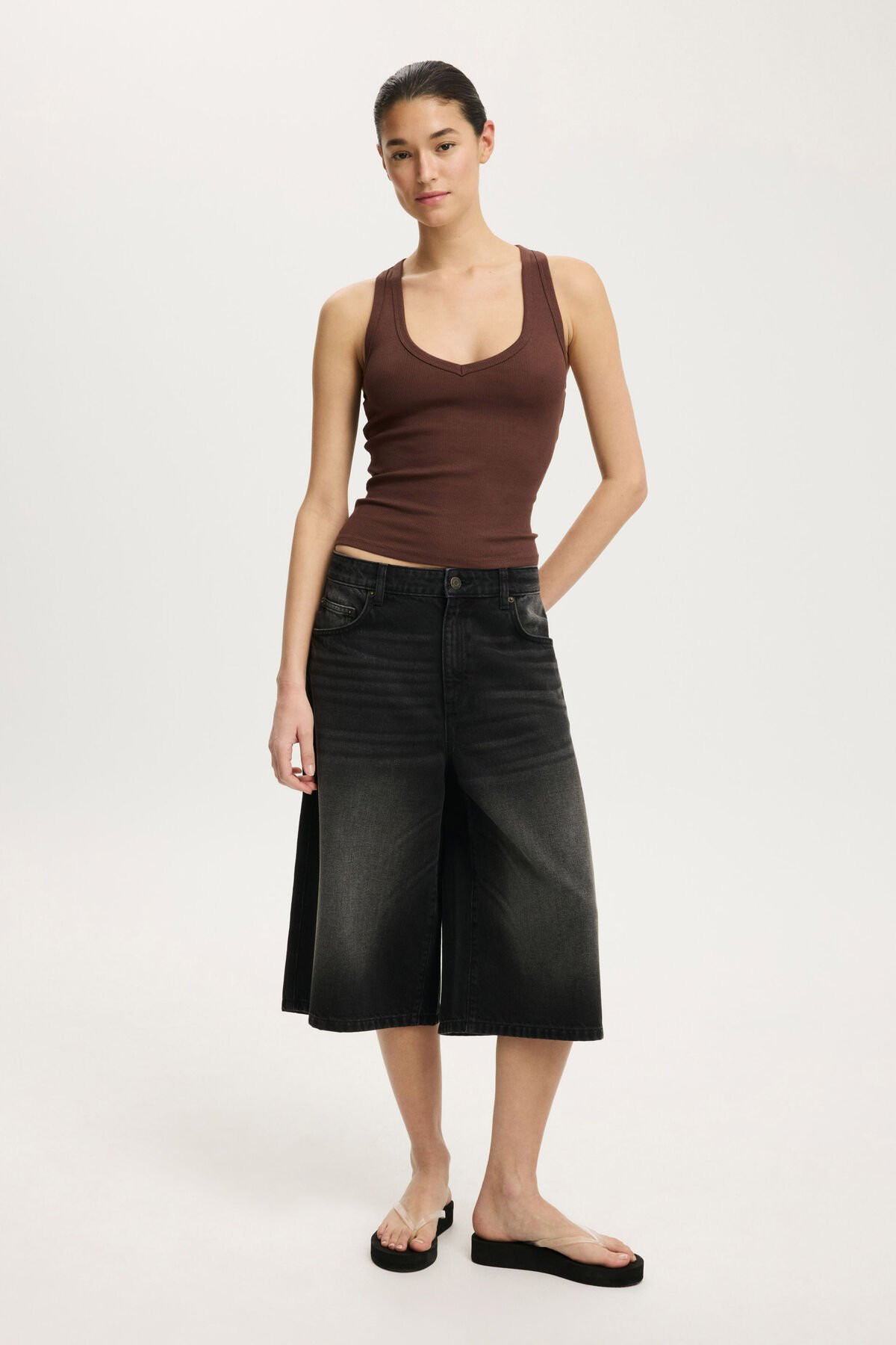 91 Baggy Denim Jort | Cotton On (US)
