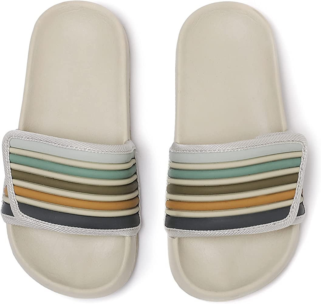 Ataiwee Kid's Poolslide Sandals, Slip On Girl Boy Slides for Youth and Children. | Amazon (US)