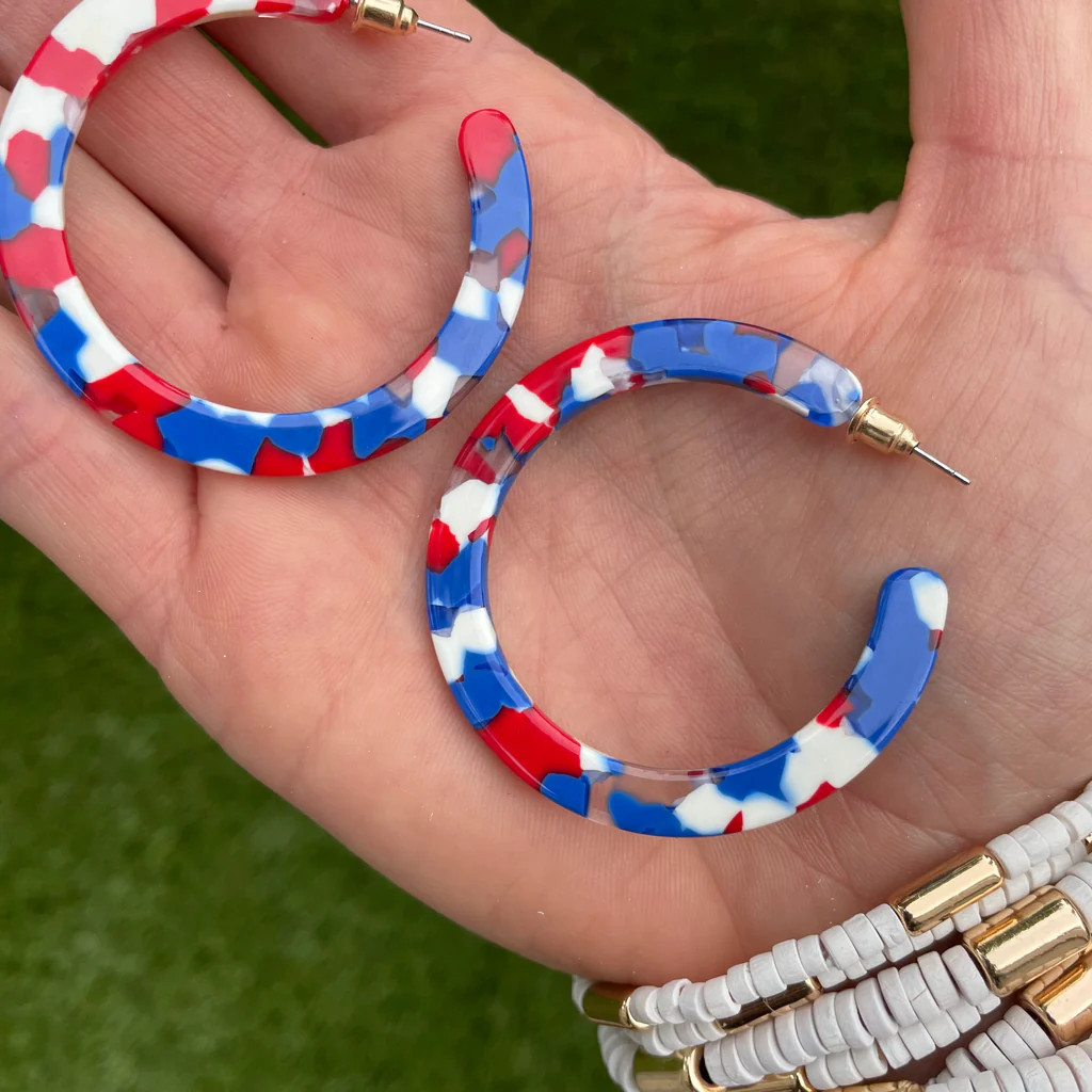 America Hoops | Erin McDermott Jewelry