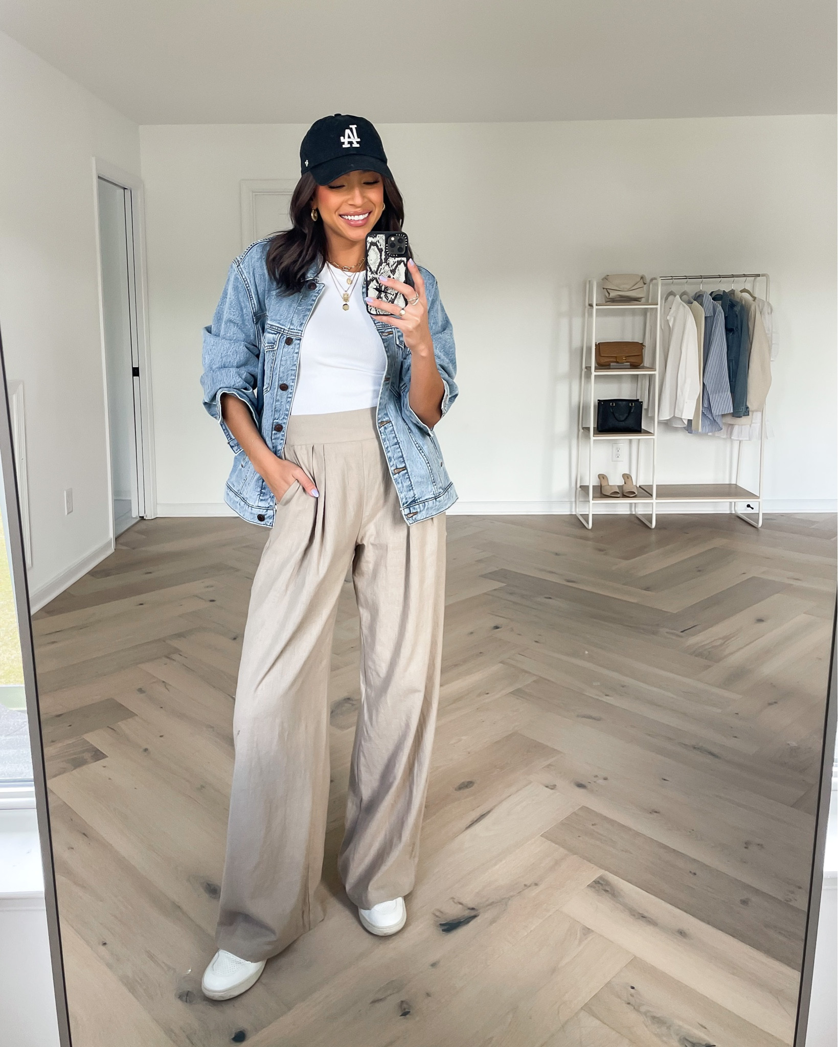 Code AFNENA to save on Abercrombie! Additional 15% off sitewide 🙌🏽 Wearing a Small in oversized denim jacket, small in white tank and small long in brown wide leg linen pants.







Abercrombie sale
Abercrombie code
Casual outfit
Weekend outfit
Spring outfit
Summer outfit 
Travel outfit
Vacation outfit
Linen pants
Linen trousers
Jean jacket
Denim jacket
Airport outfit

#LTKunder100 #LTKtravel #LTKstyletip