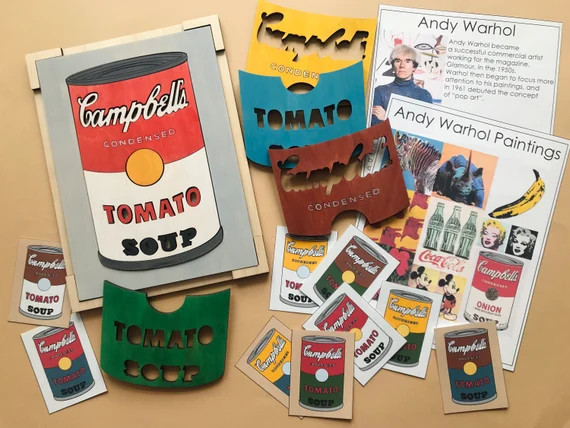 Famous Artists Montessori Puzzle Materials | Etsy | Etsy (US)