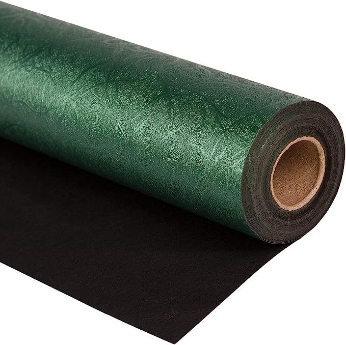 WRAPAHOLIC Wrapping Paper Roll - Reversible Green and Black for Birthday, Holiday, Wedding, Baby ... | Amazon (US)