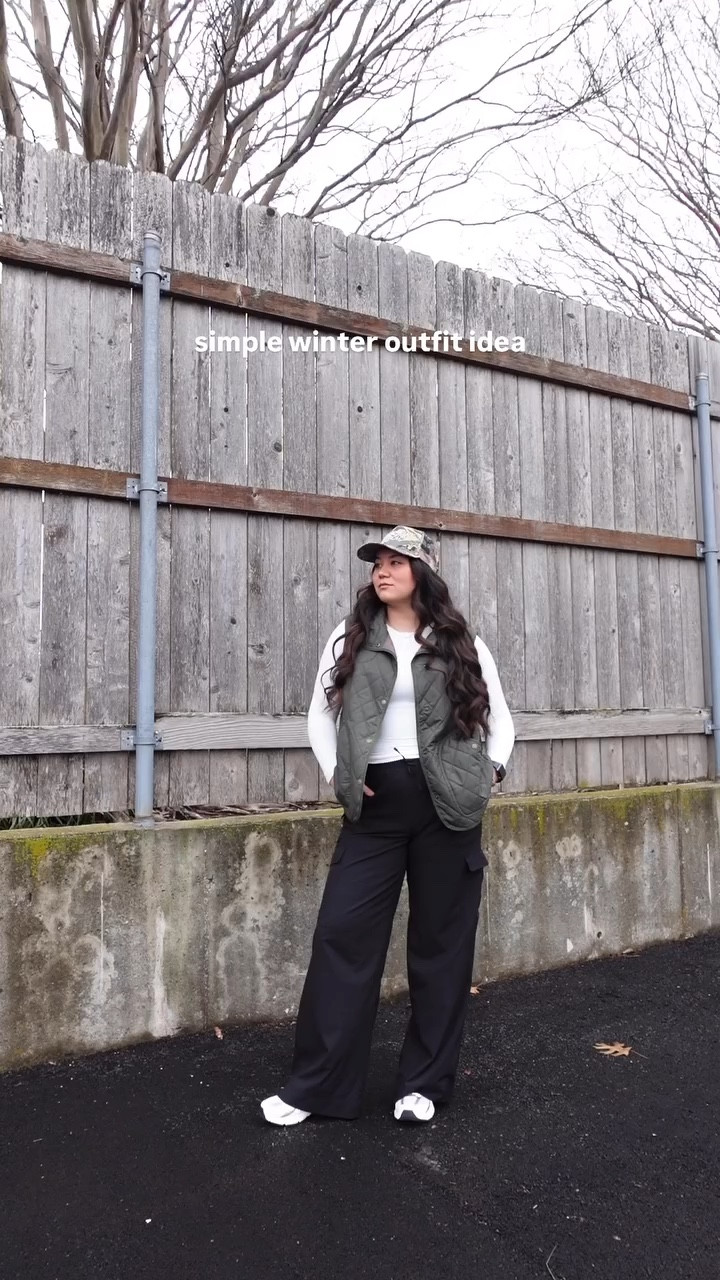 These long sleeves have been my most worn tops this winter.

They’re SO VERSATILE AND GO WITH EVERYTHING! & they’re DOUBLE LAYERED✨ 

Outfit details linked in my stories and LTK 

______ 
winter outfits/winter outfit ideas/outerwear/vests/old navy finds/cargo pants/affordable outfits/winter fashion trends/easy outfits/camo/casual streetwear/thrift finds 
#winteroutfitideas #winteroutfitinspo #winteroutfitideas #casualstreetwear #amazonfashion #oldnavystyle