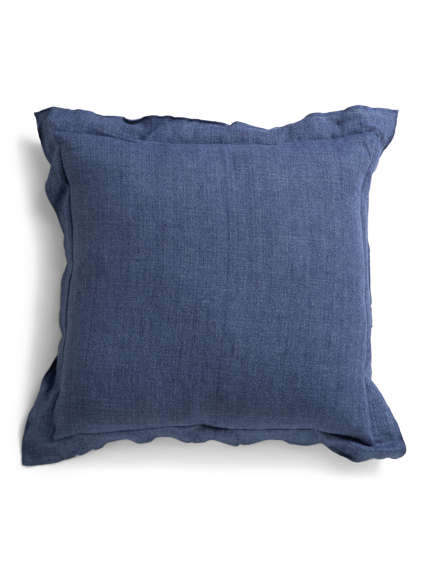 Handmade In Usa 22x22 Linen Overfilled Double Flange Pillow | TJ Maxx