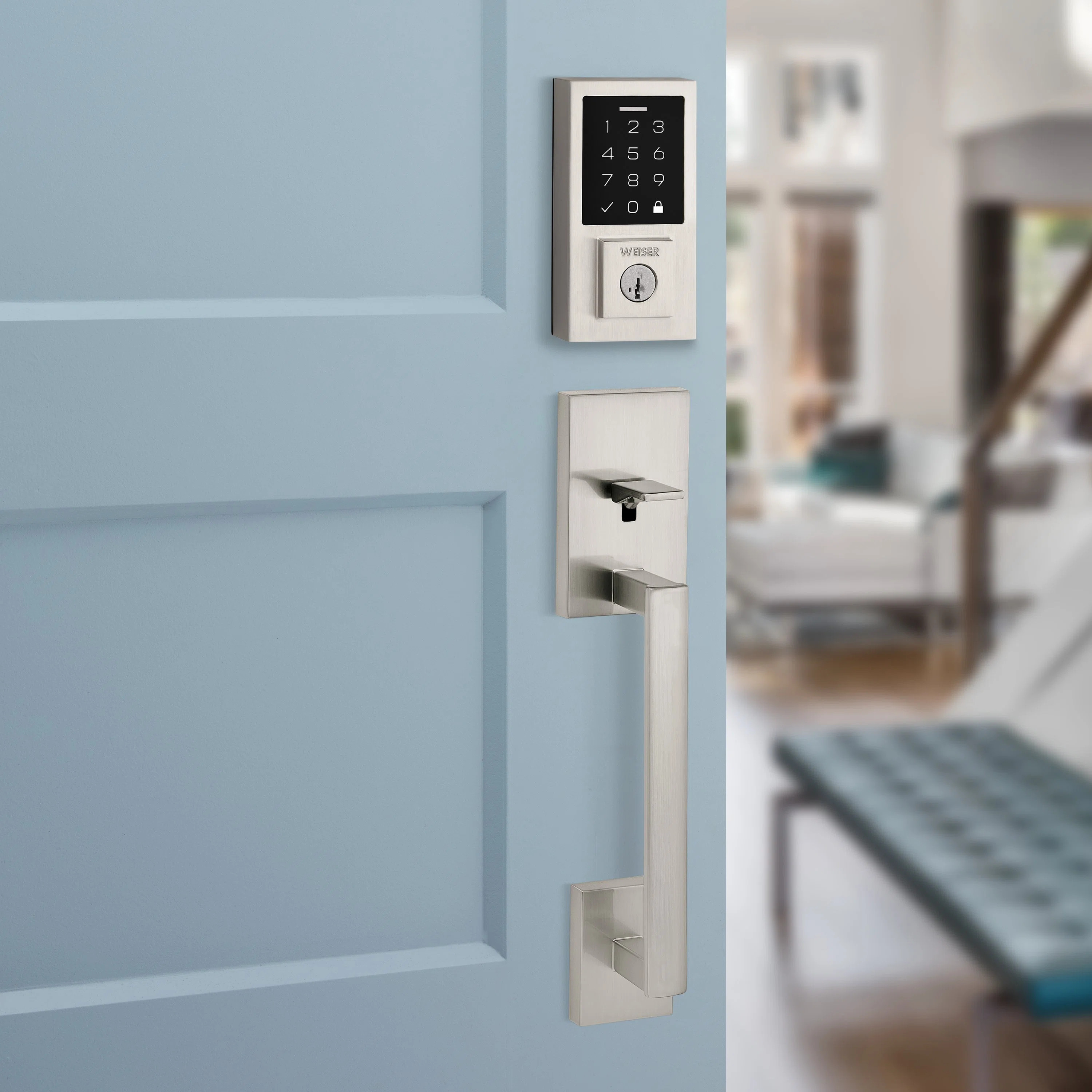 Contemporary SmartCode Touchpad Electronic Deadbolt | Wayfair North America