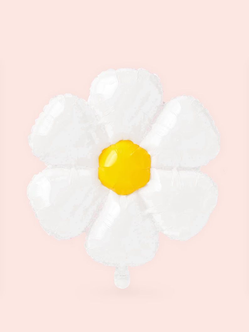 Minimalist Boho Flower Daisy Balloon  Groovy Theme Birthday - Etsy | Etsy (US)