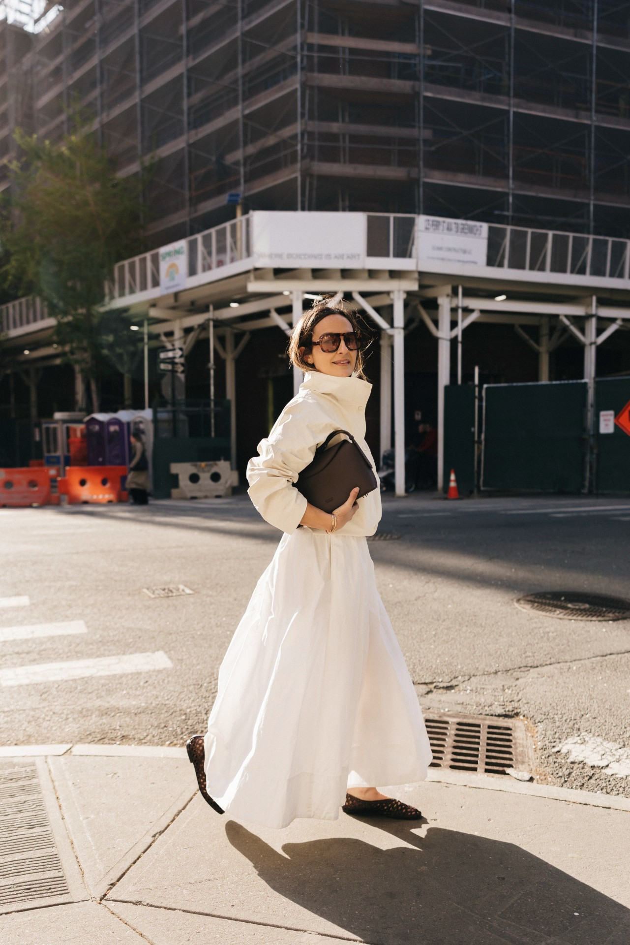 A fun sporty chic look for spring 🤍 this poplin skirt is a most-worn in my spring wardrobe and truly goes with everything!  

 #LTKootd #LTKSeasonal
