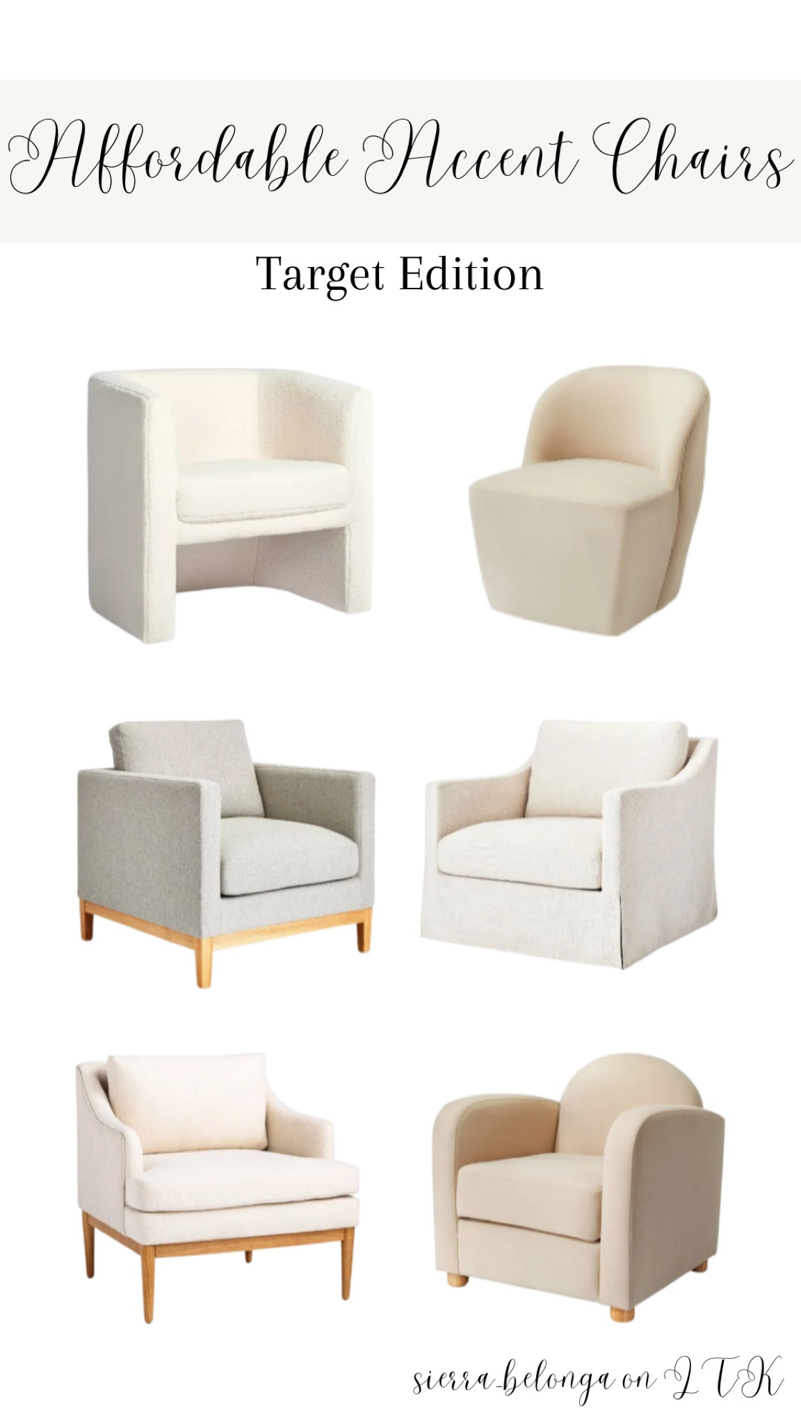 Affordable target accent chairs! 

#LTKhome #LTKFind