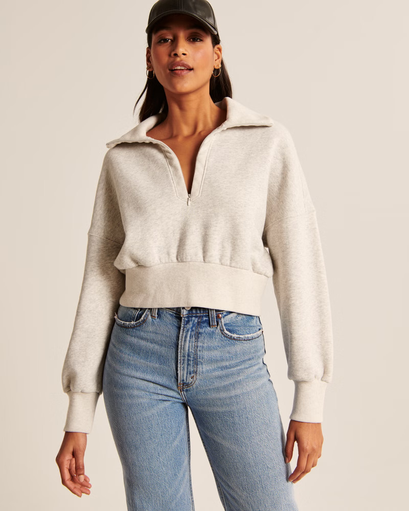 Elevated Essential Mini Sunday Half-Zip | Abercrombie & Fitch (US)