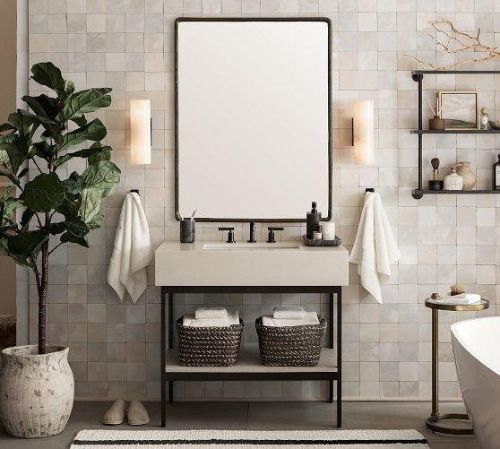 Bodhi Rectangular Mirror | Pottery Barn (US)