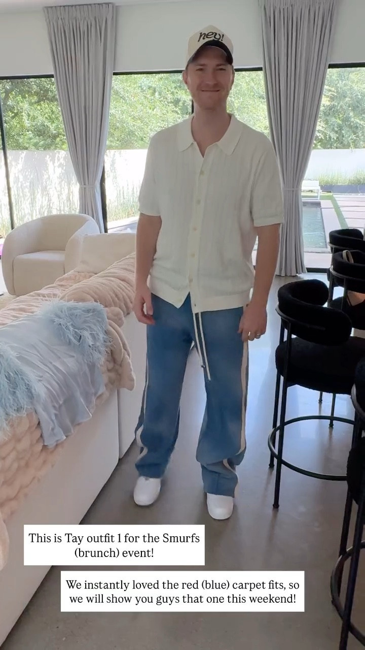 This is Tay’s outfit for the Smurfs (brunch) event! 

#LTKMens #LTKSeasonal #LTKStyleTip