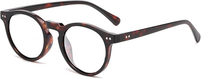 JOVAKIT Round Blue Light Glasses for Women Men Fashion Retro 90s Small Frame Computer Eyeglasses ... | Amazon (US)