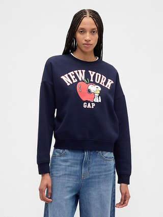Peanuts Oversized Gap Logo Sweatshirt | Gap Factory